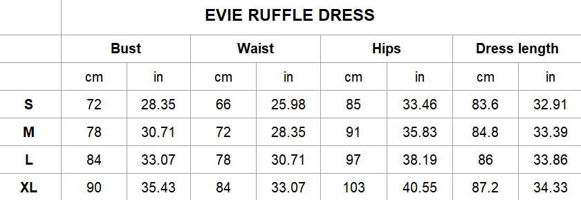 Evie Ruffle Mini Dress - Green
