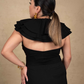 Stella Ruffle Top - Black